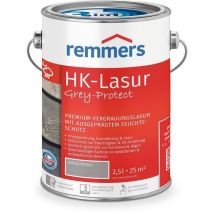Hk-lasur 3in1 Grey-protect Wassergrau, 2,5 Liter, Holzlasur Für Vergrauung Außen, 3 Holzschutz Produkte In Einem, Feuchtigkeit- Und Uv-schutz - 