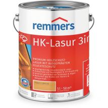 Remmers HK-Lasur 3in1 pinie/lärche, 5 Liter, Holzlasur aussen, 3facher Holzschutz mit Imprägnierung + Grundierung + Lasur, Feuchtigkeit- und UV-Schutz