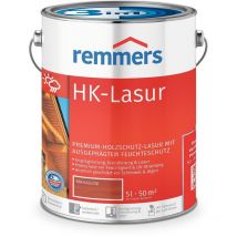 Remmers - HK-Lasur 3in1 mahagoni, 5 Liter, Holzlasur aussen, 3facher Holzschutz mit Imprägnierung + Grundierung + Lasur, Feuchtigkeit- und UV-Schutz