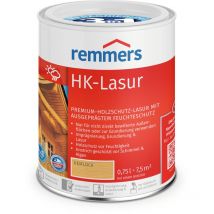 Remmers - HK-Lasur 3in1 hemlock, 0,75 Liter, Holzlasur aussen, 3facher Holzschutz mit Imprägnierung + Grundierung + Lasur, Feuchtigkeit- und UV-Schutz