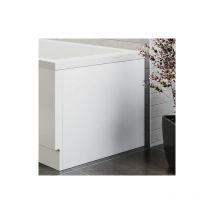 Vitura - 750mm End Panel For Whirlpool Bath White Acrylic Bathroom Corner Install - White
