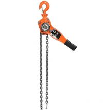 Ineasicer - 0.75t Chaîne de couleur orange Bloc palan à cliquet Palan à cliquet Levier Poulie de levage 3 mètres