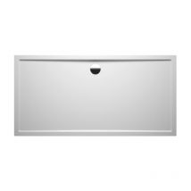 Riho - Plato de ducha Zurich rectangular, blanco brillante, desagüe