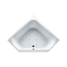 Riho - Austin bañera de esquina, con sistema de aire, 2 plazas,