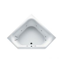 Riho - Austin bañera de esquina, con sistema de flujo, 2 plazas,