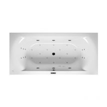 Riho - Bañera rectangular Linares, versión izquierda, con sistema