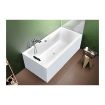 Riho - Bañera rectangular Lugo, versión derecha, variante PlugPlay,