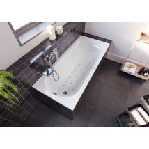 Riho - Bañera rectangular Miami, versión derecha, con Air-System,