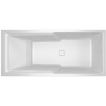 Riho - Still Shower bañera rectangular, empotrada, con