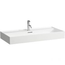 Laufen - Kartell lavabo bajo encimera, 3 agujeros para grifo, con