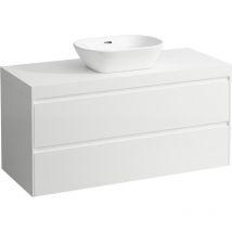 Laufen - lani encimera de lavabo blanco mate incl. mueble bajo, 1