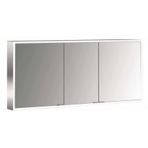 Emco - prime armario con espejo iluminado, 1400 mm, 3 puertas, con
