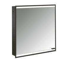 Emco - prime 2 armario con espejo iluminado, 600 mm, 1 puerta, tope