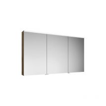 Burgbad - Eqio armario con espejos con luz led superior, 3 puertas,
