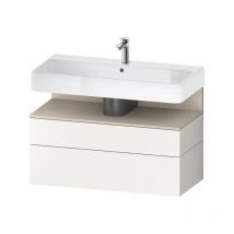 Duravit - Qatego mueble bajo lavabo, 1 extraíble y 1 cajón,