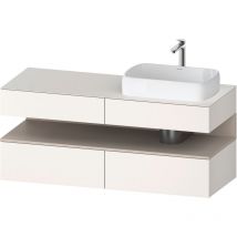 Duravit - Qatego consola mueble bajo lavabo, 2 extensiones, 2
