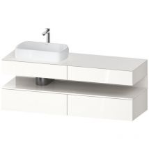 Duravit - Qatego consola mueble bajo lavabo, 2 extensiones, 2