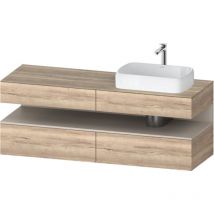 Duravit - Qatego consola mueble bajo lavabo, 2 extensiones, 2