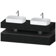 Duravit - Qatego consola mueble bajo lavabo, 2 extensiones, 2