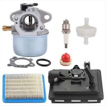 799868 Carburateur avec 496116 795259 Base de filtre à air, compatible avec 124l02 124t02 124t05 124t07 Ca