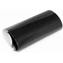 Volavo - 7D brillant noir en Fiber de carbone vinyle Film automobile Wrap Film automobile bricolage décalcomanies voiture intérieur Wrap autocollants
