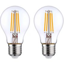 7hsevenon - Lot de 2 Ampoules led Standard à Filament E27 8W Equi.60W 806lm 2700K 25000H Premium