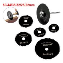 7pc hss lames de scie outil rotatif, (Acier de nitruration) circulaire Disques de lame de scie, (disque à tronçonner en bois) pour Outil rotatif