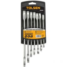 Cle's mixtes a' cliquet de 8 a' 19 mm Tolsen