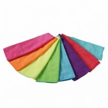Lot de 8 chiffons microfibre multiusages 30x30cm