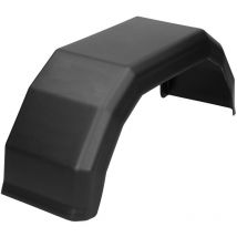 8' Garde-boue pour Remorque - 150 x 505 mm - en Plastique pp - Noir - Protection Roue Caravane - Résistant à la Corrosion - Ecd Germany