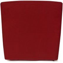 Deuba - Taies Coussin Housse 8 x Taies Coussin Housse de coussin Coussin de chaise Rouge