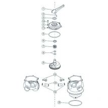 8 - Joint axe boisseau vanne Triton / Colorado / Tagelus