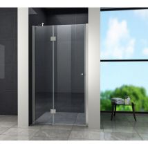 Glasdeals - Nischentür entraro 125 x 195 cm - Klarglas