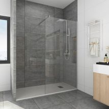 8 mm Walk In Duschabtrennung 100x195 cm begehbare Dusche