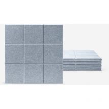 8 panneaux insonorisants 60x60 décoratifs géométriques gris Didi-G