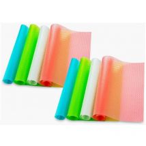 8 Pcs 45cm 29cm Tapis de réfrigérateur Antibactérien Antifouling Non Slip Frigo Mat Réfrigérateur Base Coussin diy Armoire Mat Chaussures Mat Table