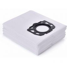 Alovez - 8 pièces Filtre de remplacement, adapté à Karcher WD4, WD5, filtre à vide WD5 / p, sac de filtre Karcher MV4 / MV5 / MV6, Karcher WD4.000