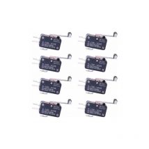 Yzmrbdqc - 8 Pcs Micro Switch en Plastique Micro Interrupteur Fin de Course avec 3 Broches Micro Contacteur 220V Micro Interrupteur à Levier spdt