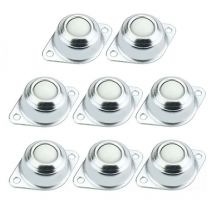 8 Pièces Roulettes à Billes de Transfert, Roulettes de Meubles Universel Boules, Roulettes à Bille pour Dispositif de Transfert, Rotation à 360