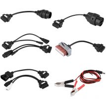 Rosvola - tonysa 8 pièces voiture outil de Diagnostic cbles adaptateur OBD2 Interface pour Delphi ds150e