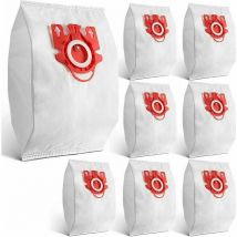 Jalleria - 8 Remplacement fjm Sac pour Miele Aspirateur avec 2 Remplacement Filtre
