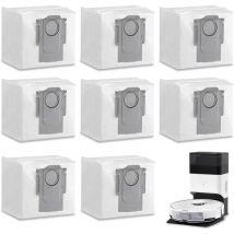 8 Staubbeutel-Zubehör für Xiaomi Roborock S7 MaxV Ultra / S7 Pro Ultra / Q7+ / Q7 Max+ / T8 / Q5+ Stationärstaubsauger, 3L große Kapazität Roborock