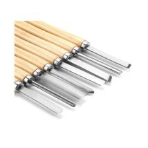 Memkey - 8-teiliges HSS-Holzdrehmeißel-Set, Drechselmeißel-Set, Drechselwerkzeuge für Hartholzdrehen