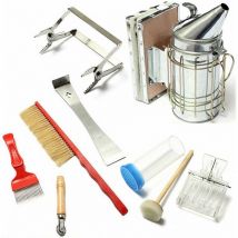 Senderpick - 8 teiliges Imkerei Tools Kit Bee Smoker Sender Kit Imkerei Imkereibedarf Tools