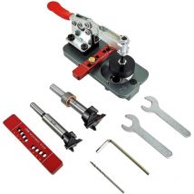 ZVD - 8-teiliges Taschenlochbohrer-Set – Scharnierbluse – Lochbohren – Bohrer – Bohrer – Lochöffner – 35 mm