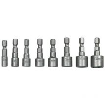 8 tlg. Bit Set 1/4', Nuss 5-13 mm