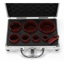 Senderpick - 8 tlg M14 Diamant Bohrkronen Set Diamantbohrer Fliesenbohrer für Granit Feinsteinzeug Trennscheibe Für Winkelschleifer