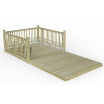 8’ x 16’ Forest Patio Decking Kit No. 4 (2.4m x 4.8m)