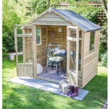 8 x 6 Pressure Treated Overlap Summerhouse (258cm x 193cm) (core)