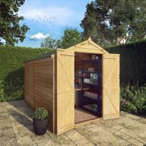 Waltons - Overlap Apex Wooden Garden Storage Shed - 10 x 6